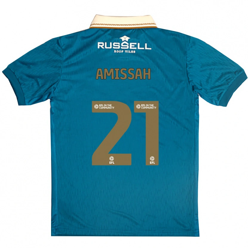 Danxen Herren Jordan Amissah #21 Himmelblau Weiß Auswärtstrikot Trikot 2025/26 T-Shirt Österreich