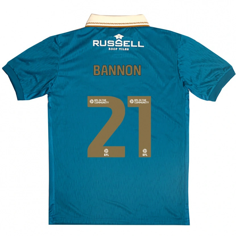 Danxen Herren Alex Bannon #21 Himmelblau Weiß Auswärtstrikot Trikot 2025/26 T-Shirt Österreich