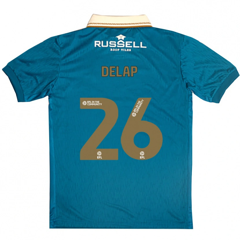 Danxen Herren Finn Delap #26 Himmelblau Weiß Auswärtstrikot Trikot 2025/26 T-Shirt Österreich