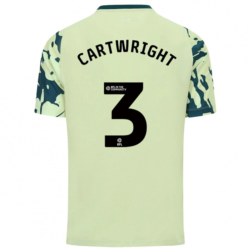 Danxen Herren Logan Cartwright #3 Dunkelgrün Auswärtstrikot Trikot 2025/26 T-Shirt Österreich