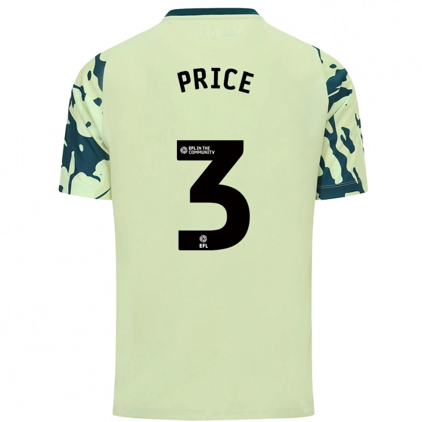 Danxen Herren Ffion Price #3 Dunkelgrün Auswärtstrikot Trikot 2025/26 T-Shirt Österreich