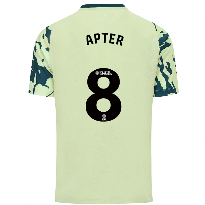 Danxen Herren Matthew Apter #8 Dunkelgrün Auswärtstrikot Trikot 2025/26 T-Shirt Österreich