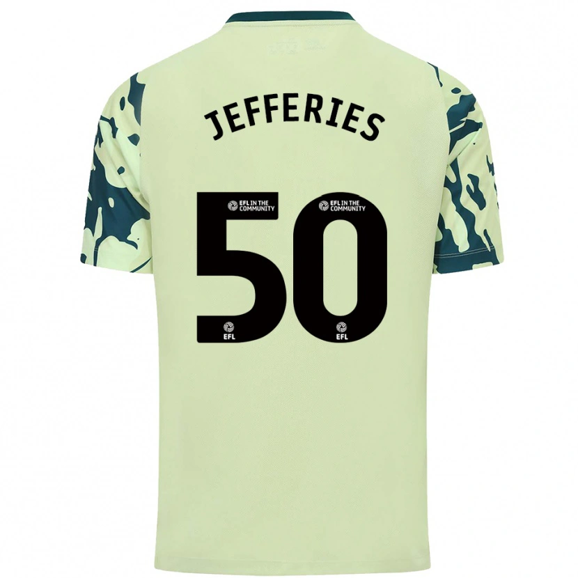 Danxen Herren Isaac Jefferies #50 Dunkelgrün Auswärtstrikot Trikot 2025/26 T-Shirt Österreich