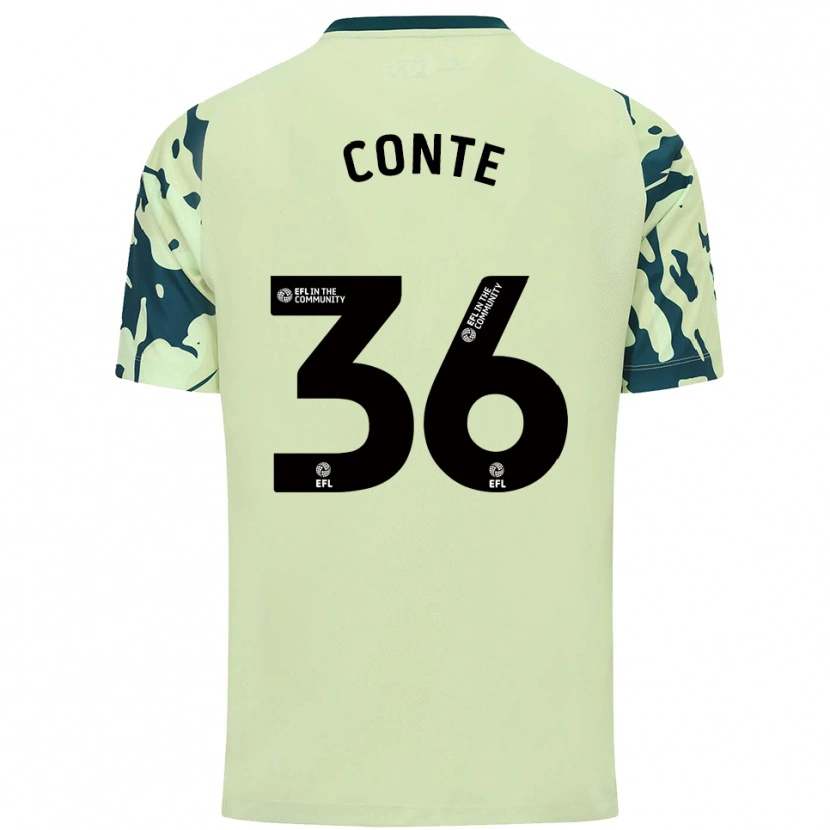 Danxen Herren Raheem Conte #36 Dunkelgrün Auswärtstrikot Trikot 2025/26 T-Shirt Österreich