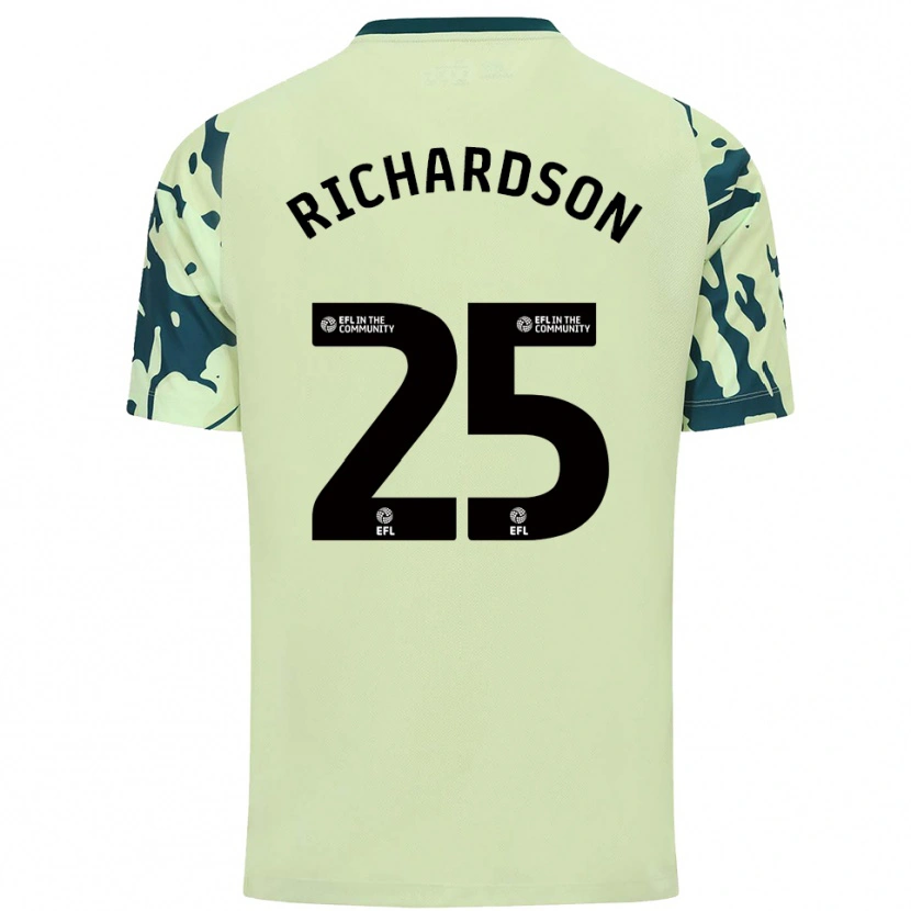 Danxen Herren Tija Richardson #25 Dunkelgrün Auswärtstrikot Trikot 2025/26 T-Shirt Österreich