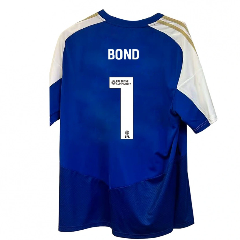 Danxen Herren Abbi Bond #1 Blau Weiß Gold Auswärtstrikot Trikot 2025/26 T-Shirt Österreich
