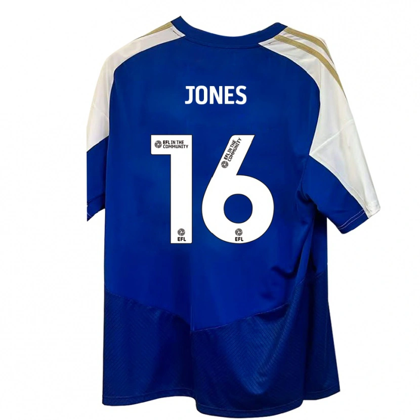Danxen Herren Patrick Jones #16 Blau Weiß Gold Auswärtstrikot Trikot 2025/26 T-Shirt Österreich