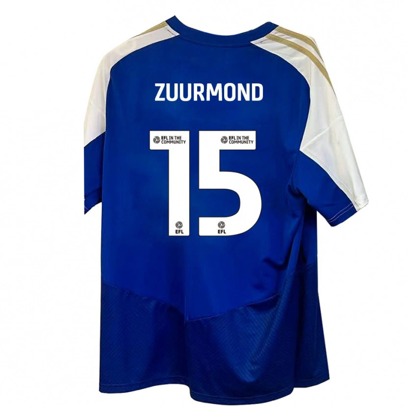 Danxen Herren Ishbel Zuurmond #15 Blau Weiß Gold Auswärtstrikot Trikot 2025/26 T-Shirt Österreich