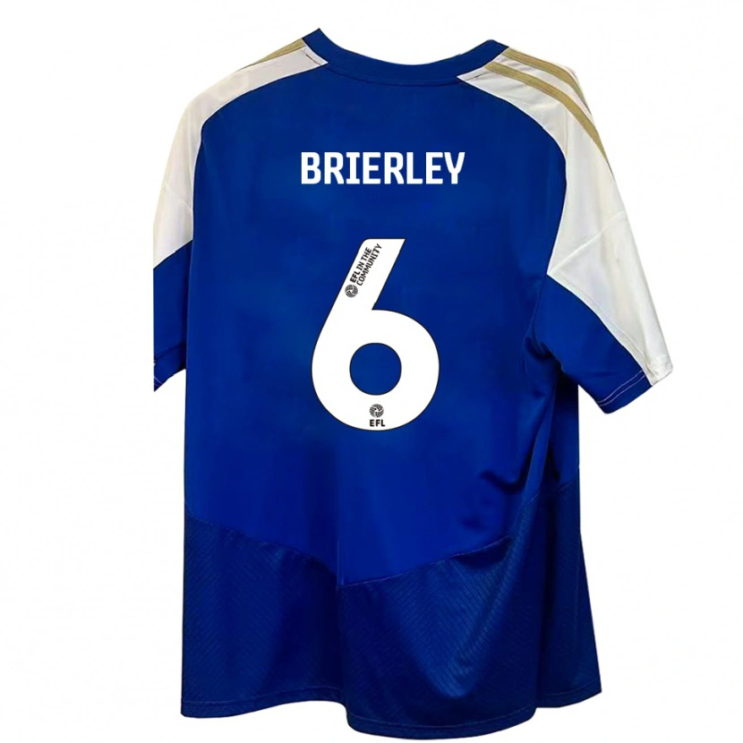 Danxen Herren Ethan Brierley #6 Blau Weiß Gold Auswärtstrikot Trikot 2025/26 T-Shirt Österreich