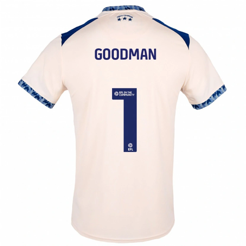 Danxen Herren Owen Goodman #1 Creme Marine Auswärtstrikot Trikot 2025/26 T-Shirt Österreich