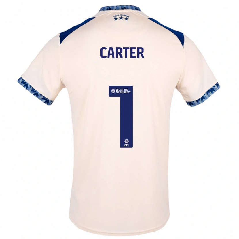 Danxen Herren Laura Carter #1 Creme Marine Auswärtstrikot Trikot 2025/26 T-Shirt Österreich