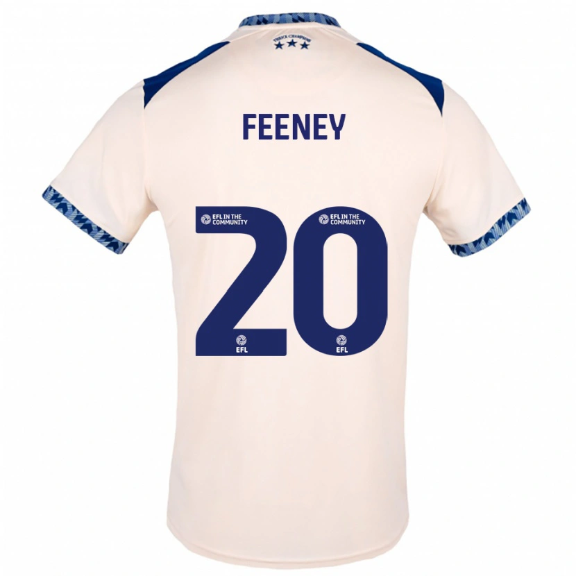 Danxen Herren Josh Feeney #20 Creme Marine Auswärtstrikot Trikot 2025/26 T-Shirt Österreich