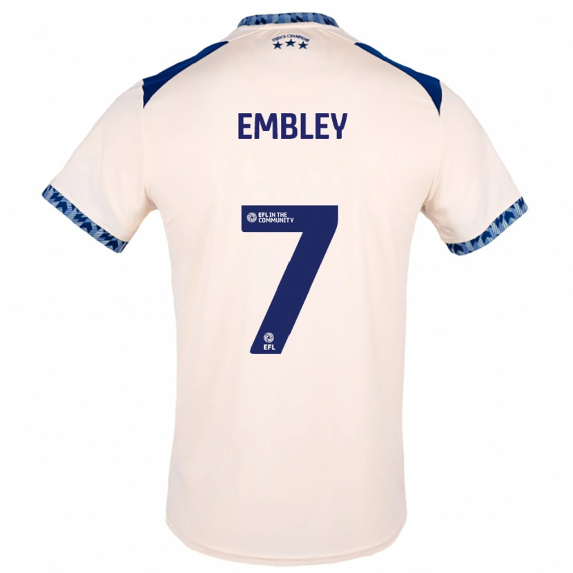 Danxen Herren Leah Embley #7 Creme Marine Auswärtstrikot Trikot 2025/26 T-Shirt Österreich