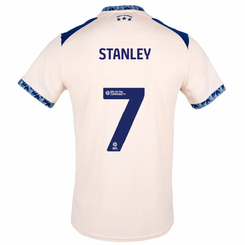 Danxen Herren Katie Stanley #7 Creme Marine Auswärtstrikot Trikot 2025/26 T-Shirt Österreich