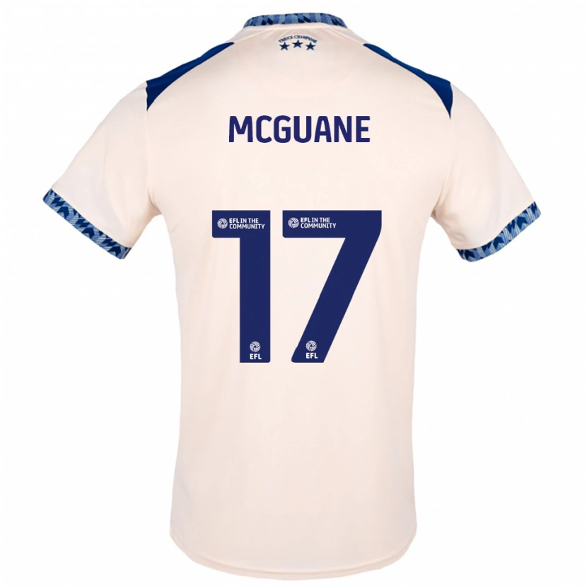Danxen Herren Marcus Mcguane #17 Creme Marine Auswärtstrikot Trikot 2025/26 T-Shirt Österreich