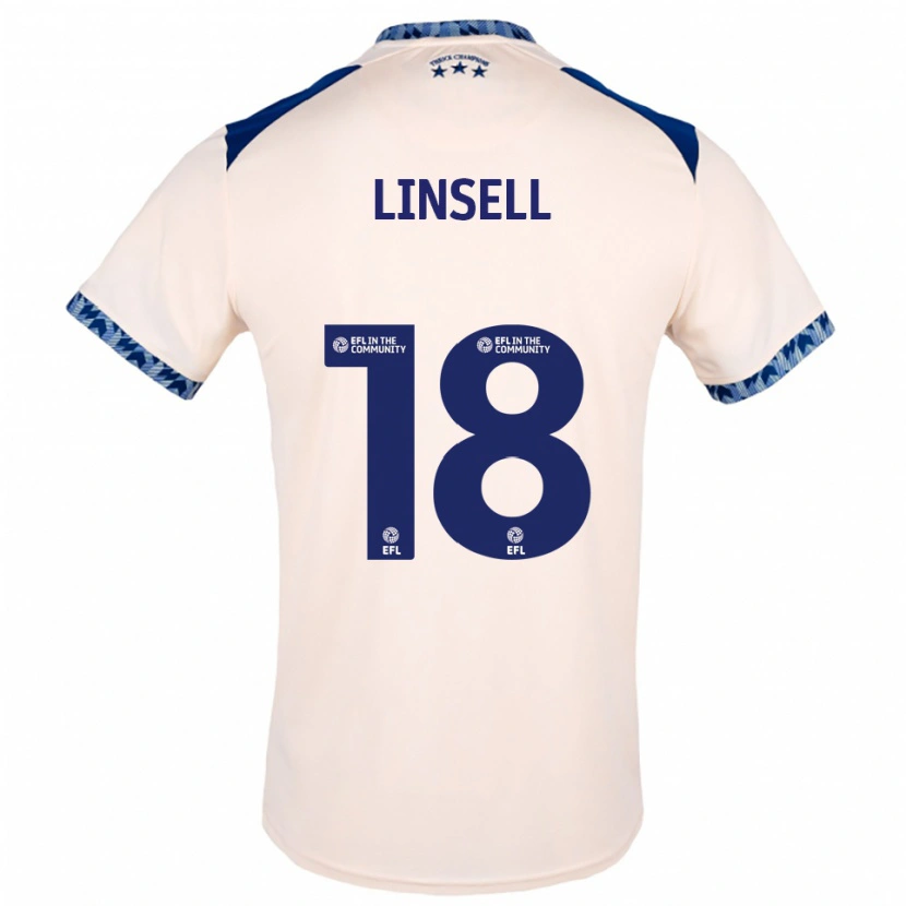 Danxen Herren Alice Linsell #18 Creme Marine Auswärtstrikot Trikot 2025/26 T-Shirt Österreich