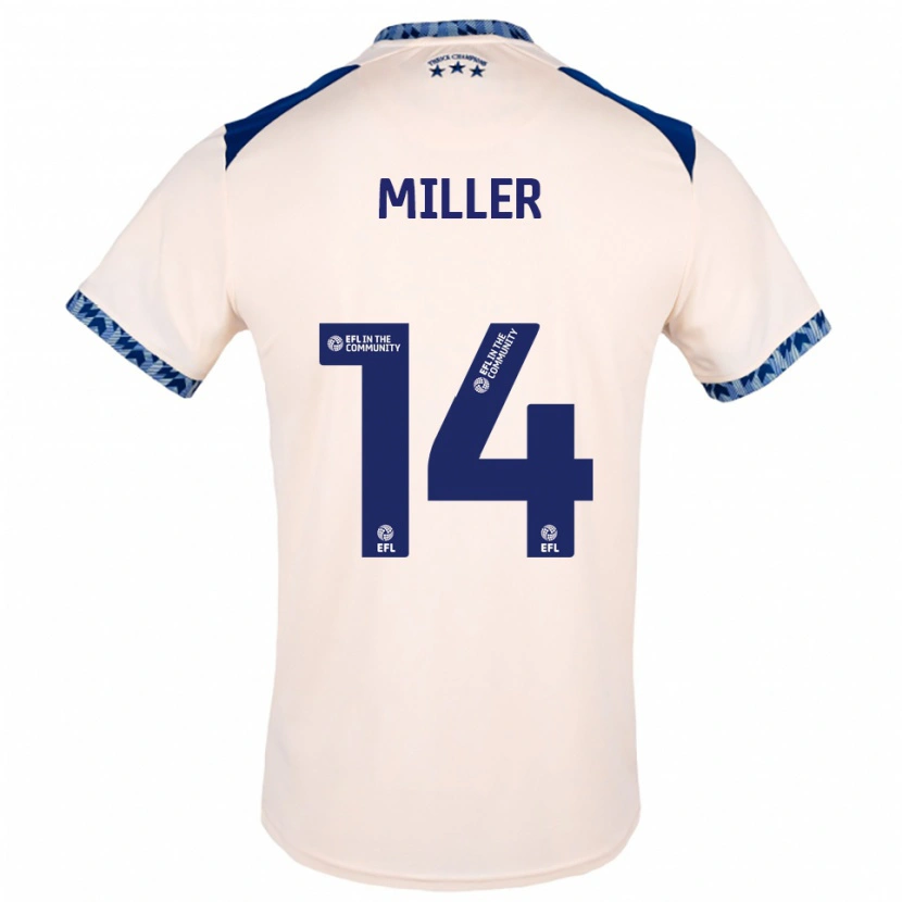 Danxen Herren Mickel Miller #14 Creme Marine Auswärtstrikot Trikot 2025/26 T-Shirt Österreich