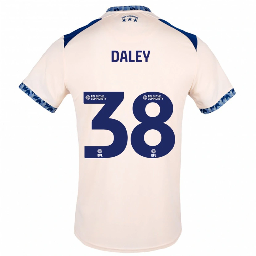 Danxen Herren Luke Daley #38 Creme Marine Auswärtstrikot Trikot 2025/26 T-Shirt Österreich