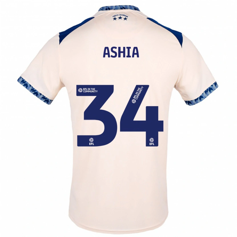Danxen Herren Cameron Ashia #34 Creme Marine Auswärtstrikot Trikot 2025/26 T-Shirt Österreich