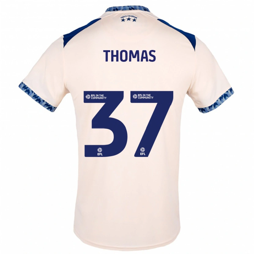 Danxen Herren Peter Thomas #37 Creme Marine Auswärtstrikot Trikot 2025/26 T-Shirt Österreich