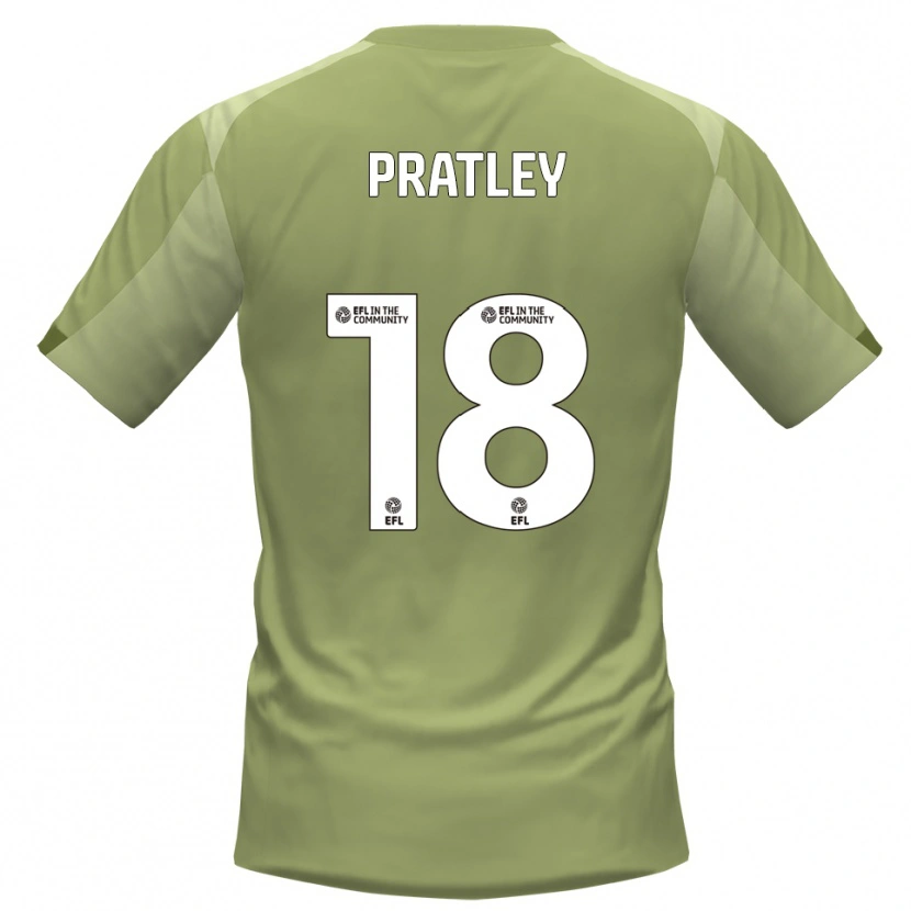 Danxen Herren Darren Pratley #18 Salbei Champagner Auswärtstrikot Trikot 2025/26 T-Shirt Österreich