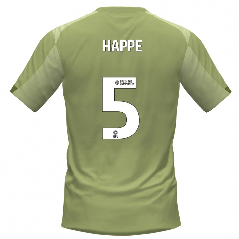 Danxen Herren Dan Happe #5 Salbei Champagner Auswärtstrikot Trikot 2025/26 T-Shirt Österreich