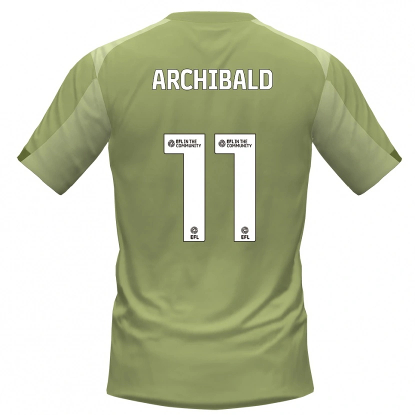 Danxen Herren Theo Archibald #11 Salbei Champagner Auswärtstrikot Trikot 2025/26 T-Shirt Österreich
