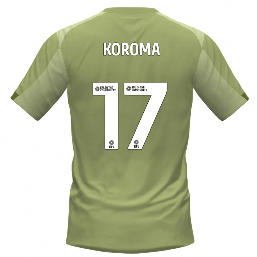 Danxen Herren Josh Koroma #17 Salbei Champagner Auswärtstrikot Trikot 2025/26 T-Shirt Österreich