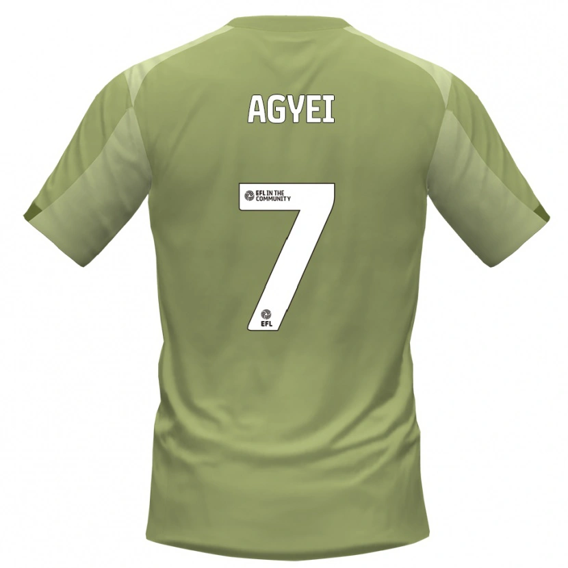 Danxen Herren Dan Agyei #7 Salbei Champagner Auswärtstrikot Trikot 2025/26 T-Shirt Österreich