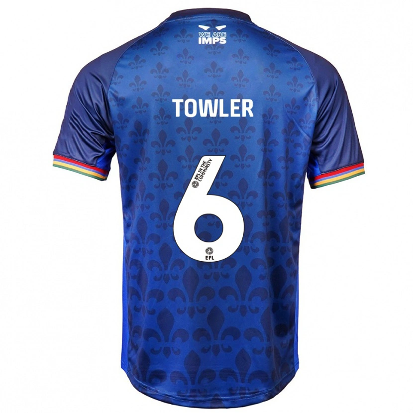Danxen Herren Ryley Towler #6 Blau Marine Auswärtstrikot Trikot 2025/26 T-Shirt Österreich