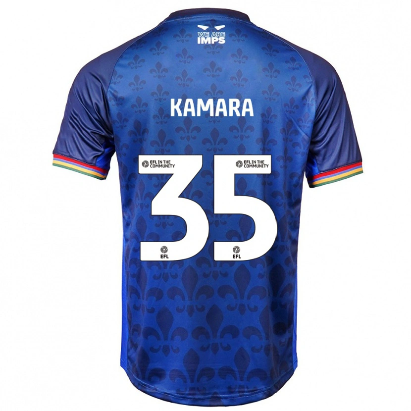 Danxen Herren Mj Kamara #35 Blau Marine Auswärtstrikot Trikot 2025/26 T-Shirt Österreich