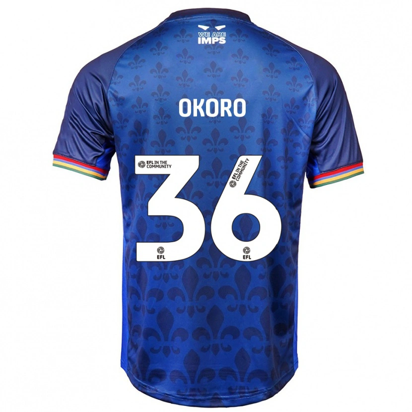 Danxen Herren Zane Okoro #36 Blau Marine Auswärtstrikot Trikot 2025/26 T-Shirt Österreich