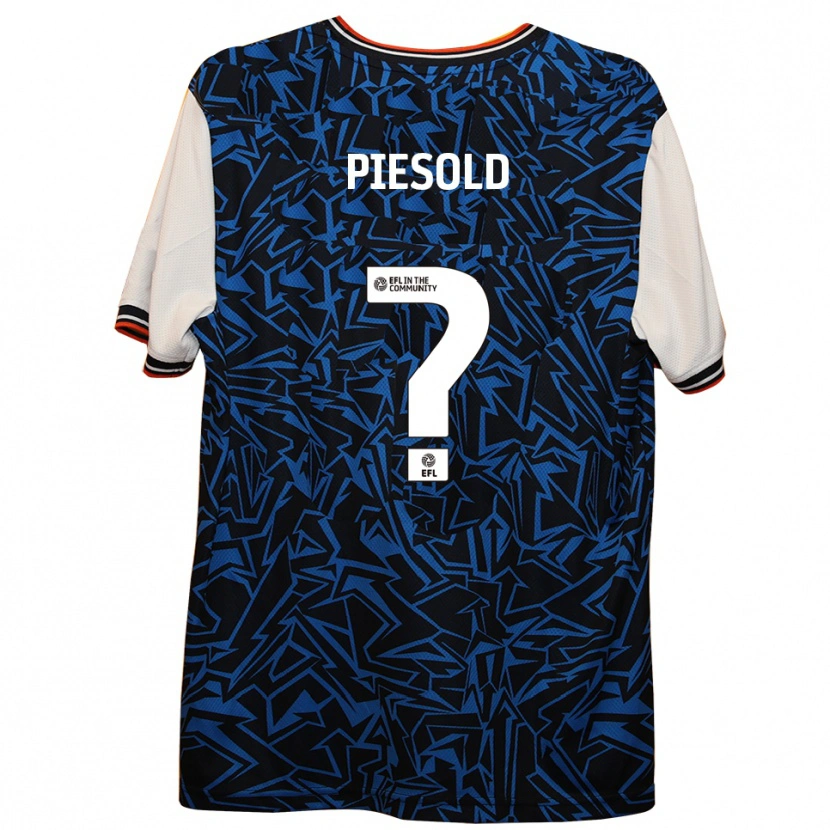 Danxen Herren Axel Piesold #0 Blau Schwarz Weiß Auswärtstrikot Trikot 2025/26 T-Shirt Österreich