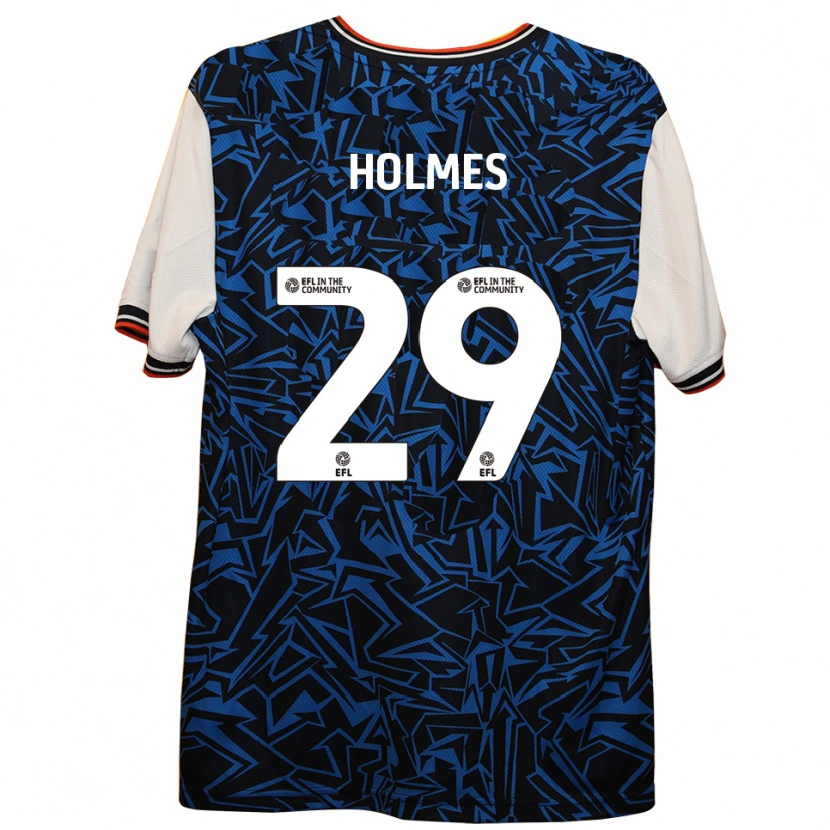 Danxen Herren Tom Holmes #29 Blau Schwarz Weiß Auswärtstrikot Trikot 2025/26 T-Shirt Österreich
