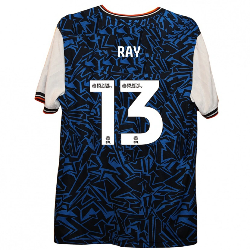 Danxen Herren Celine Ray #13 Blau Schwarz Weiß Auswärtstrikot Trikot 2025/26 T-Shirt Österreich
