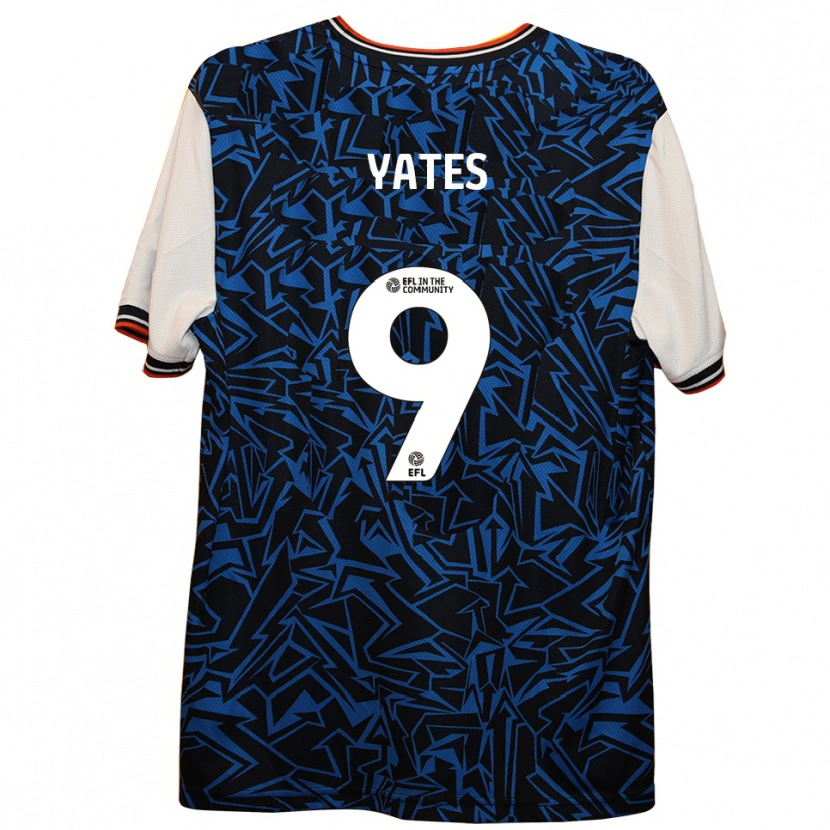 Danxen Herren Jerry Yates #9 Blau Schwarz Weiß Auswärtstrikot Trikot 2025/26 T-Shirt Österreich