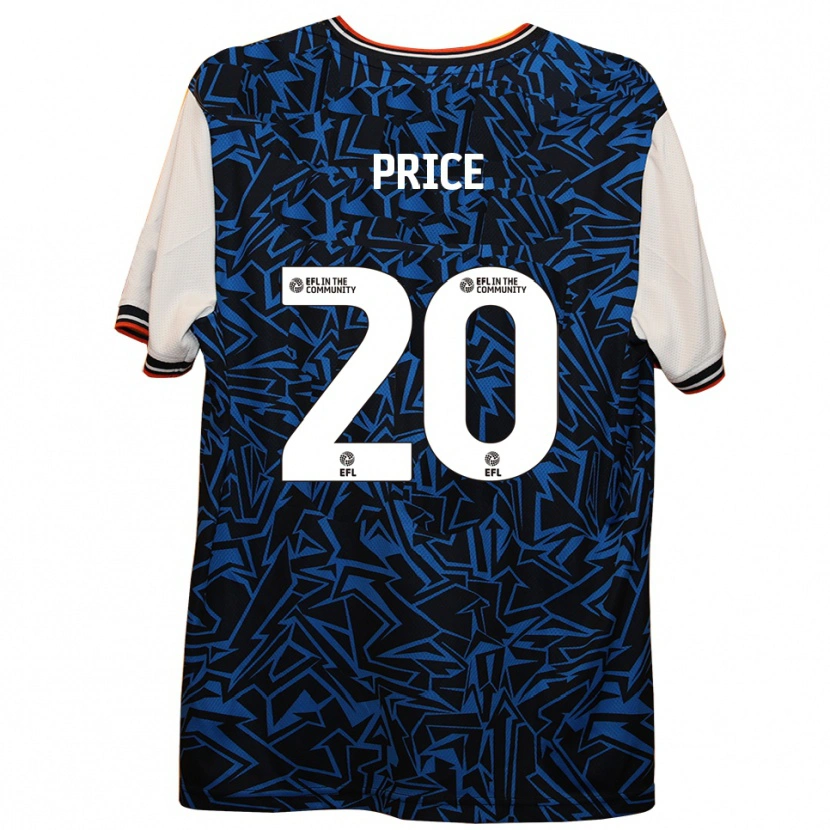 Danxen Herren Erin Price #20 Blau Schwarz Weiß Auswärtstrikot Trikot 2025/26 T-Shirt Österreich