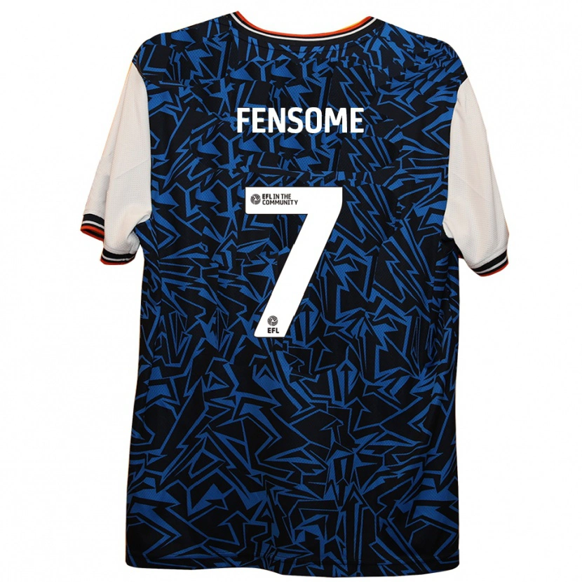 Danxen Herren Tash Fensome #7 Blau Schwarz Weiß Auswärtstrikot Trikot 2025/26 T-Shirt Österreich
