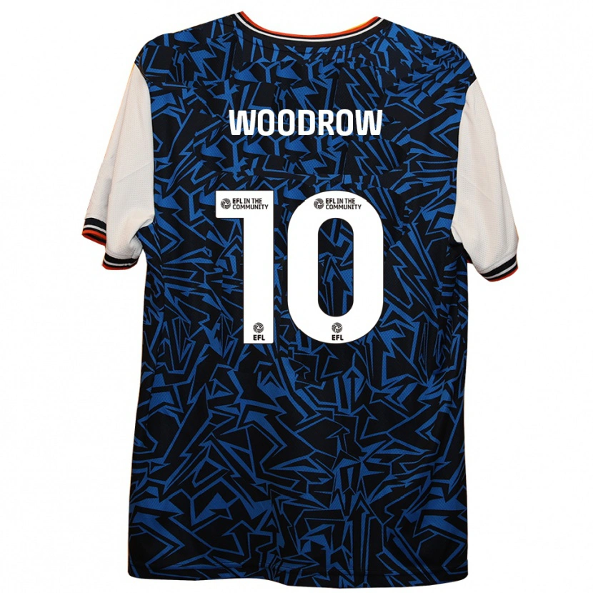 Danxen Herren Cauley Woodrow #10 Blau Schwarz Weiß Auswärtstrikot Trikot 2025/26 T-Shirt Österreich
