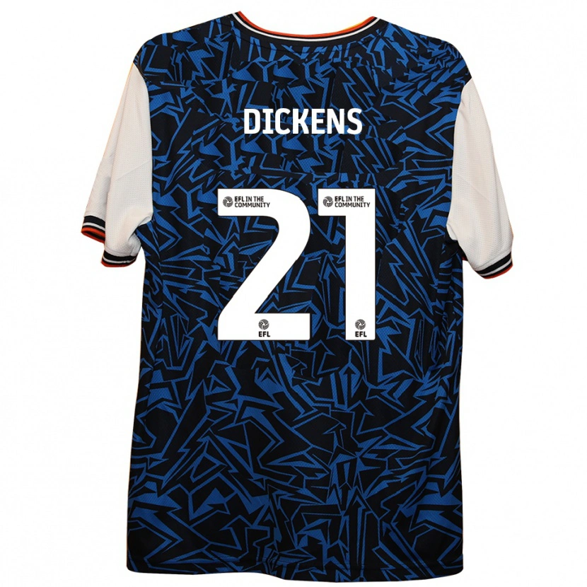 Danxen Herren Andie Dickens #21 Blau Schwarz Weiß Auswärtstrikot Trikot 2025/26 T-Shirt Österreich