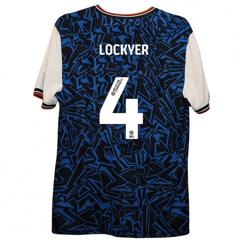 Danxen Herren Tom Lockyer #4 Blau Schwarz Weiß Auswärtstrikot Trikot 2025/26 T-Shirt Österreich