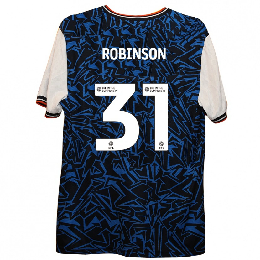 Danxen Herren Leah Robinson #31 Blau Schwarz Weiß Auswärtstrikot Trikot 2025/26 T-Shirt Österreich
