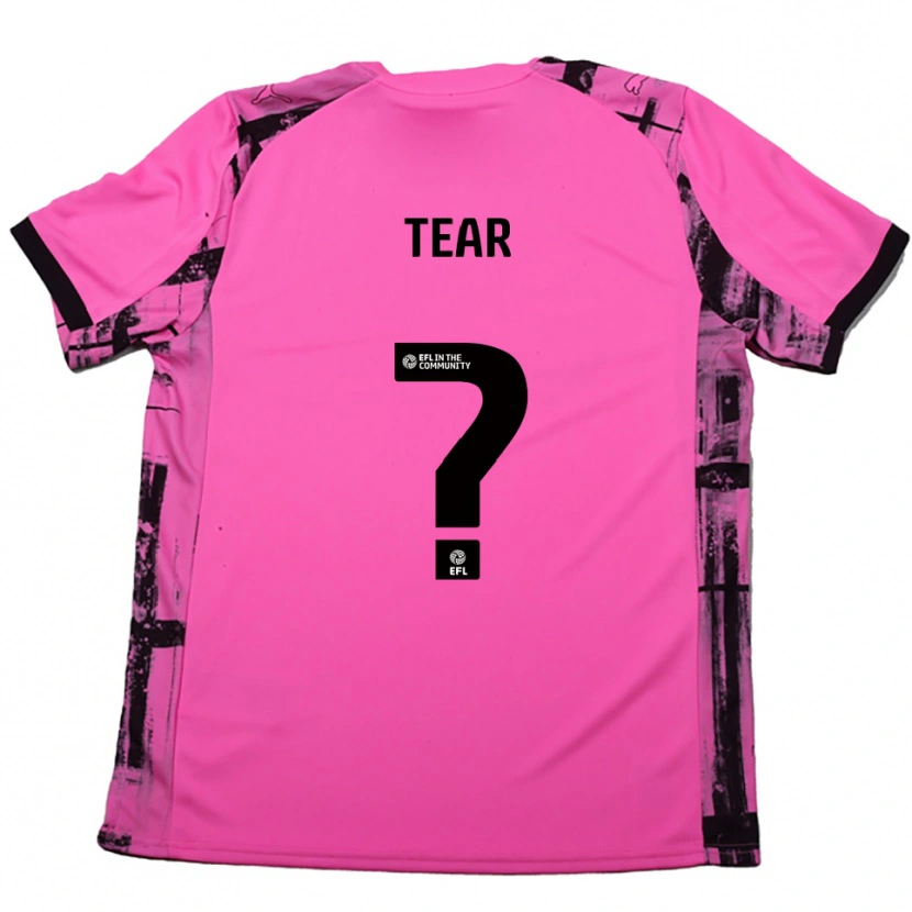 Danxen Herren Georgia Tear #0 Rosenrot Schwarz Auswärtstrikot Trikot 2025/26 T-Shirt Österreich
