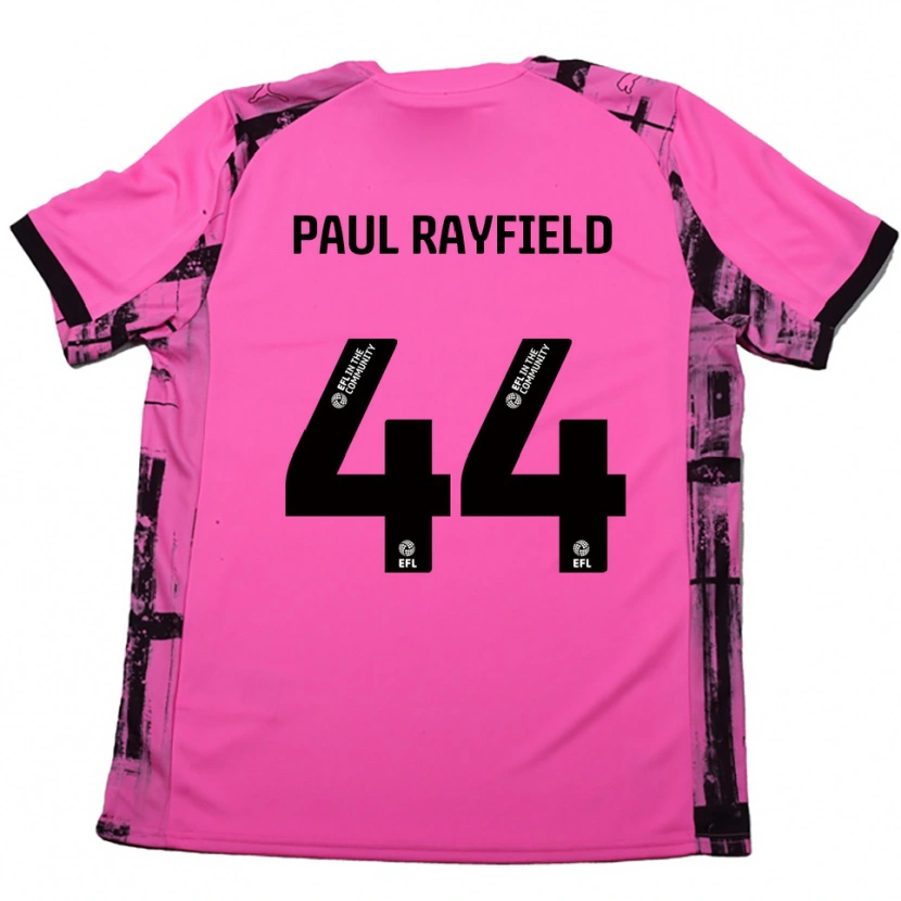 Danxen Herren Josh Paul Rayfield #44 Rosenrot Schwarz Auswärtstrikot Trikot 2025/26 T-Shirt Österreich