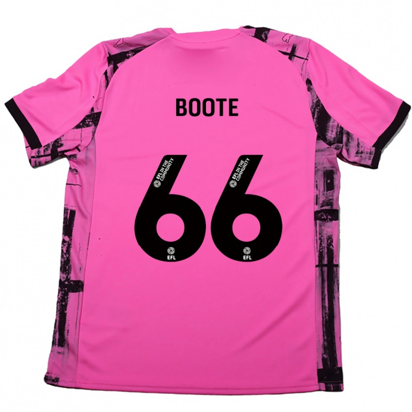 Danxen Herren Zoe Boote #66 Rosenrot Schwarz Auswärtstrikot Trikot 2025/26 T-Shirt Österreich
