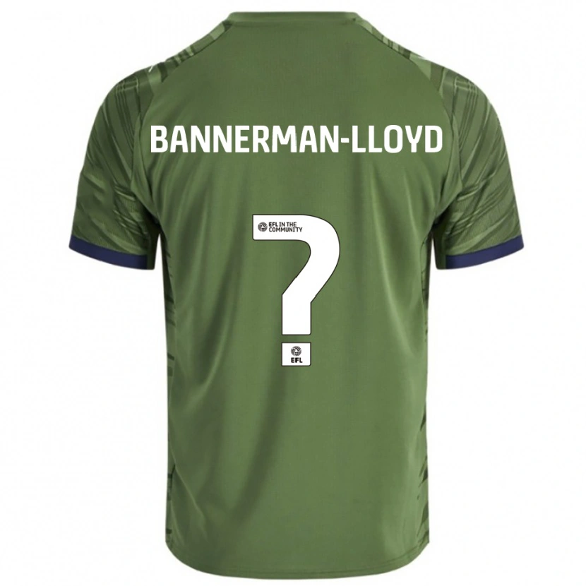 Danxen Herren Macey Bannerman-Lloyd #0 Grün Weiß Auswärtstrikot Trikot 2025/26 T-Shirt Österreich