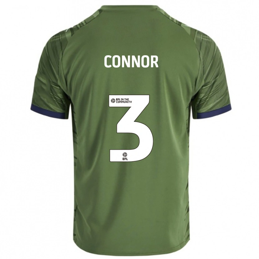 Danxen Herren Niamh Connor #3 Grün Weiß Auswärtstrikot Trikot 2025/26 T-Shirt Österreich