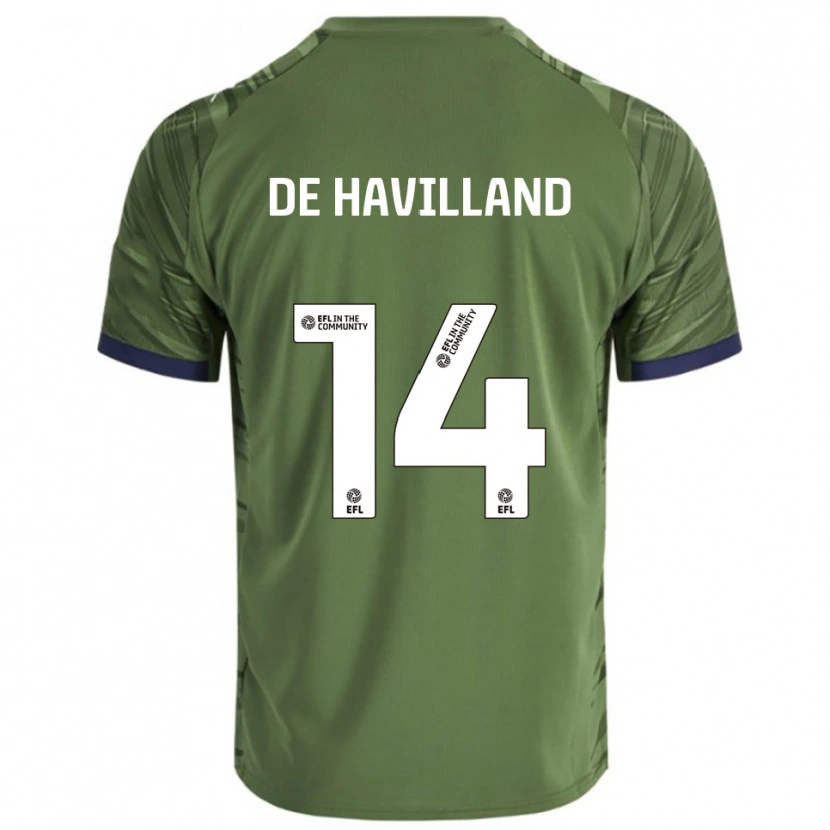 Danxen Herren Ryan De Havilland #14 Grün Weiß Auswärtstrikot Trikot 2025/26 T-Shirt Österreich