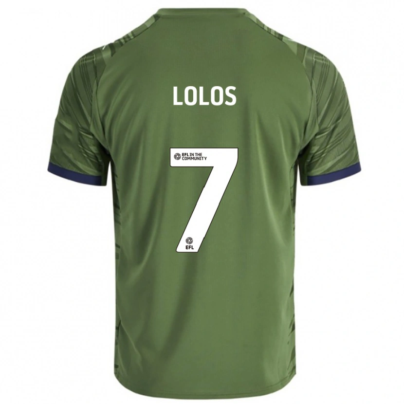 Danxen Herren Klaidi Lolos #7 Grün Weiß Auswärtstrikot Trikot 2025/26 T-Shirt Österreich