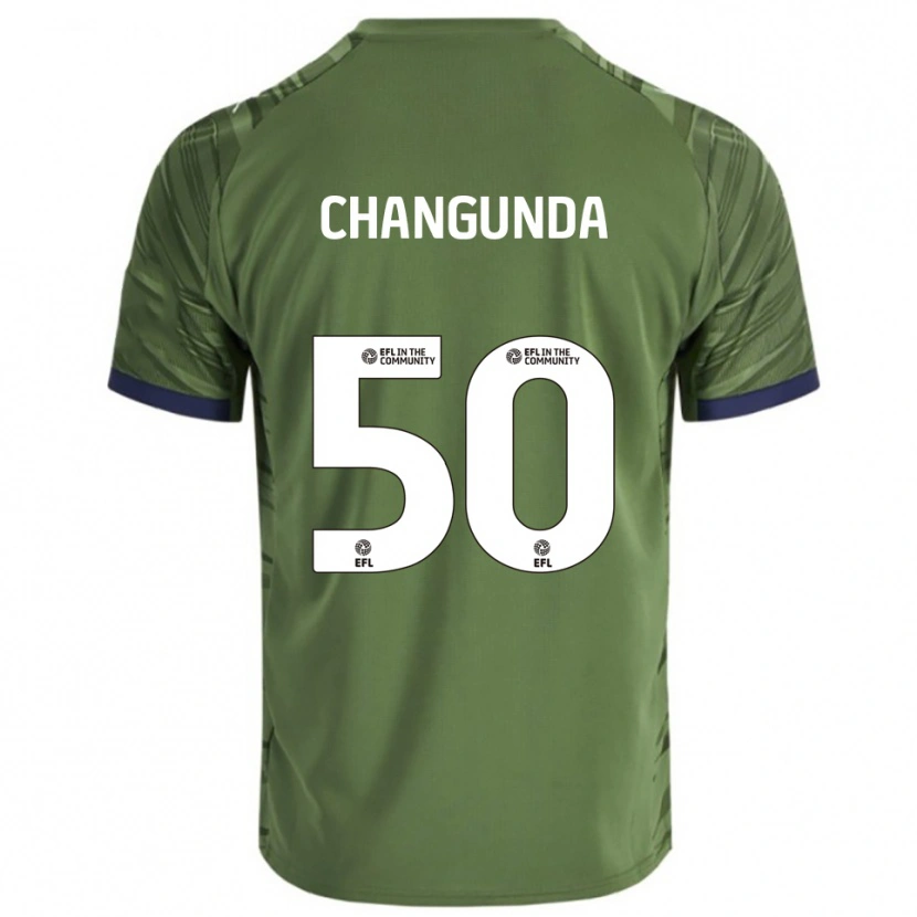 Danxen Herren Andre Changunda #50 Grün Weiß Auswärtstrikot Trikot 2025/26 T-Shirt Österreich